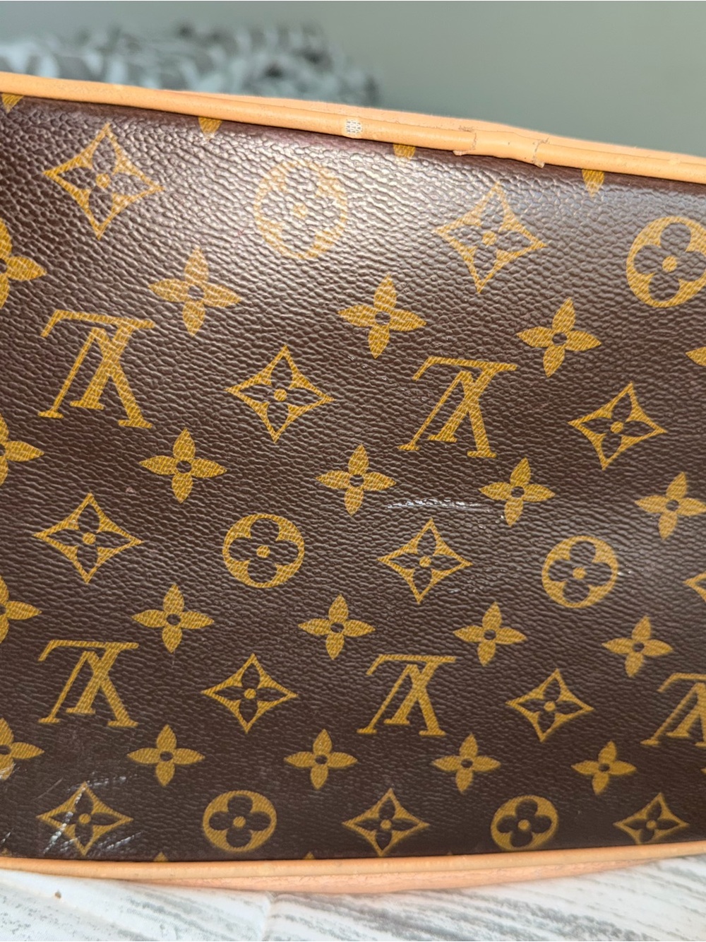 Louis Vuitton Monogram Canvas Crossbody in Brown and Tan
